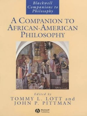 cover image of A Companion to African-American Philosophy